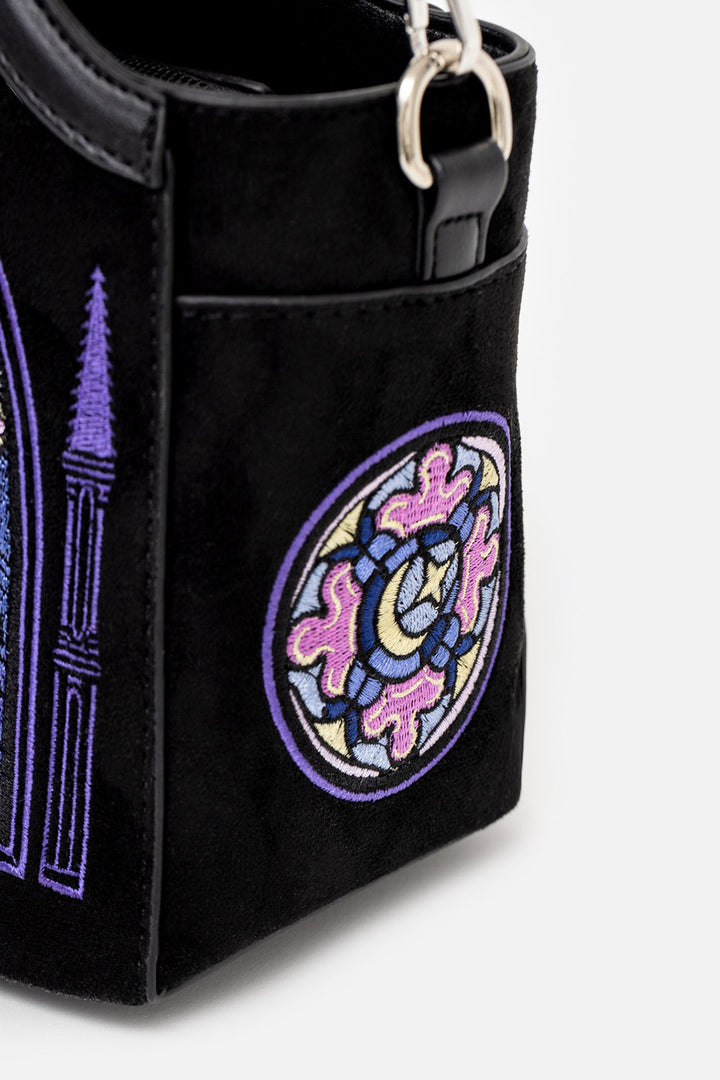 dark renaissance faire purse with side pockets
