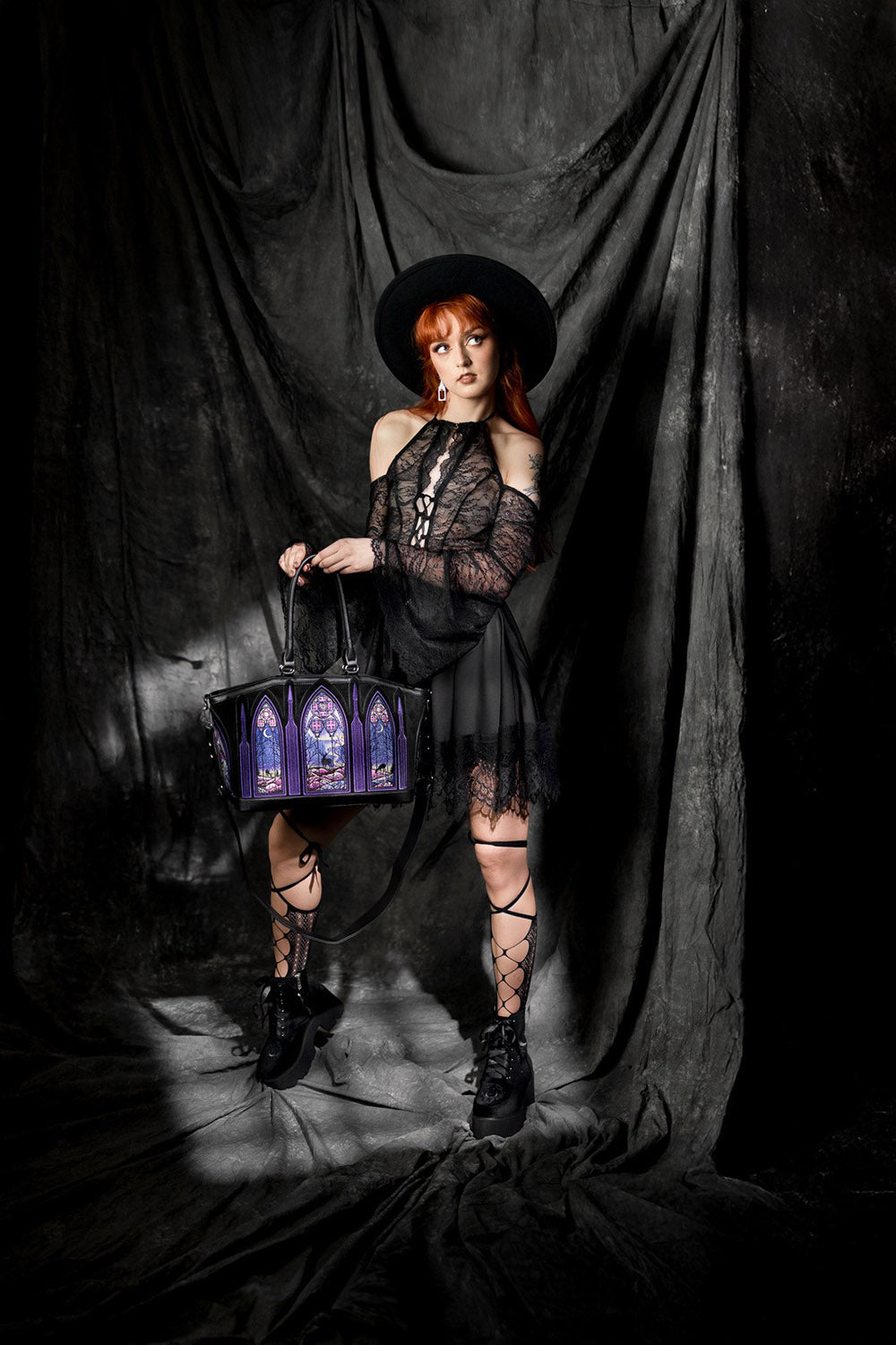 gothic renaissance crossbody purse