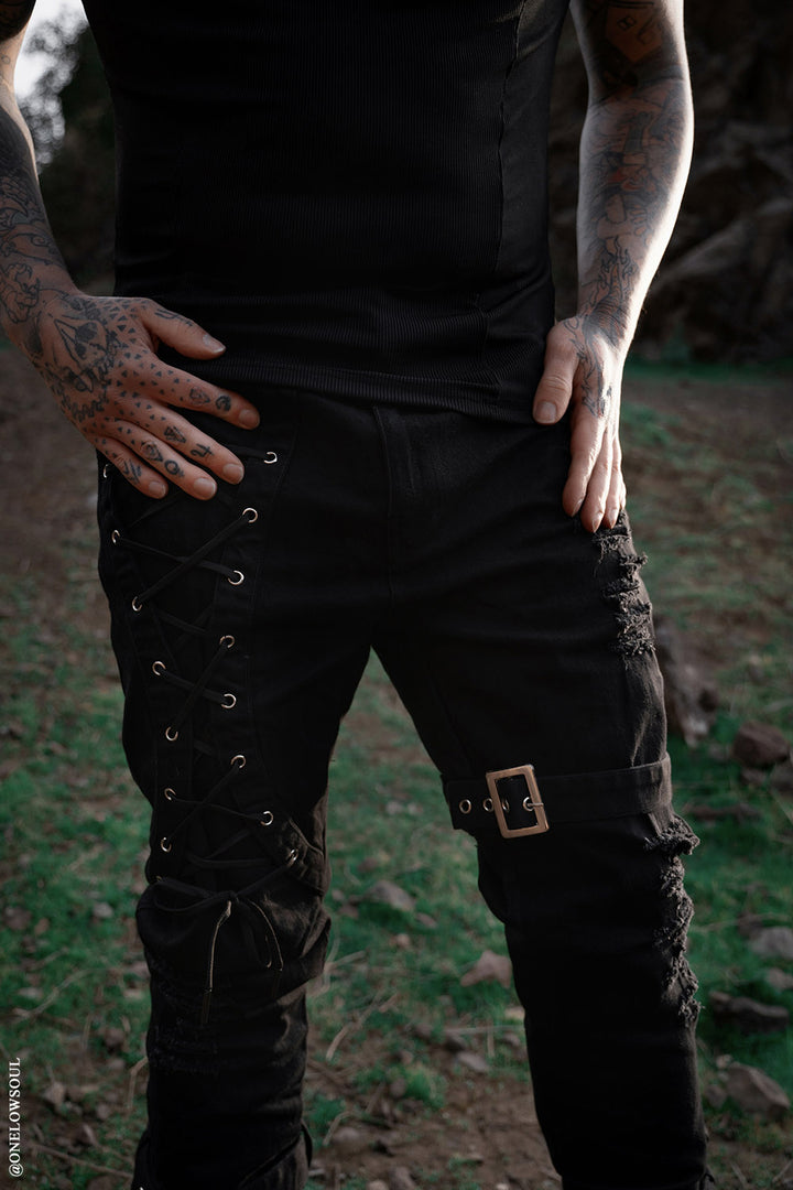 mens post apocalyptic jeans 