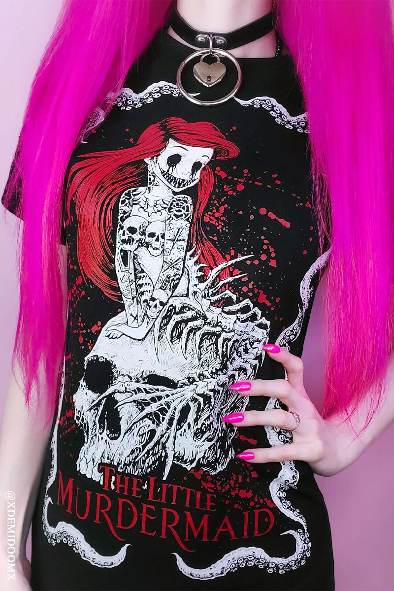 horror mermaid tshirt