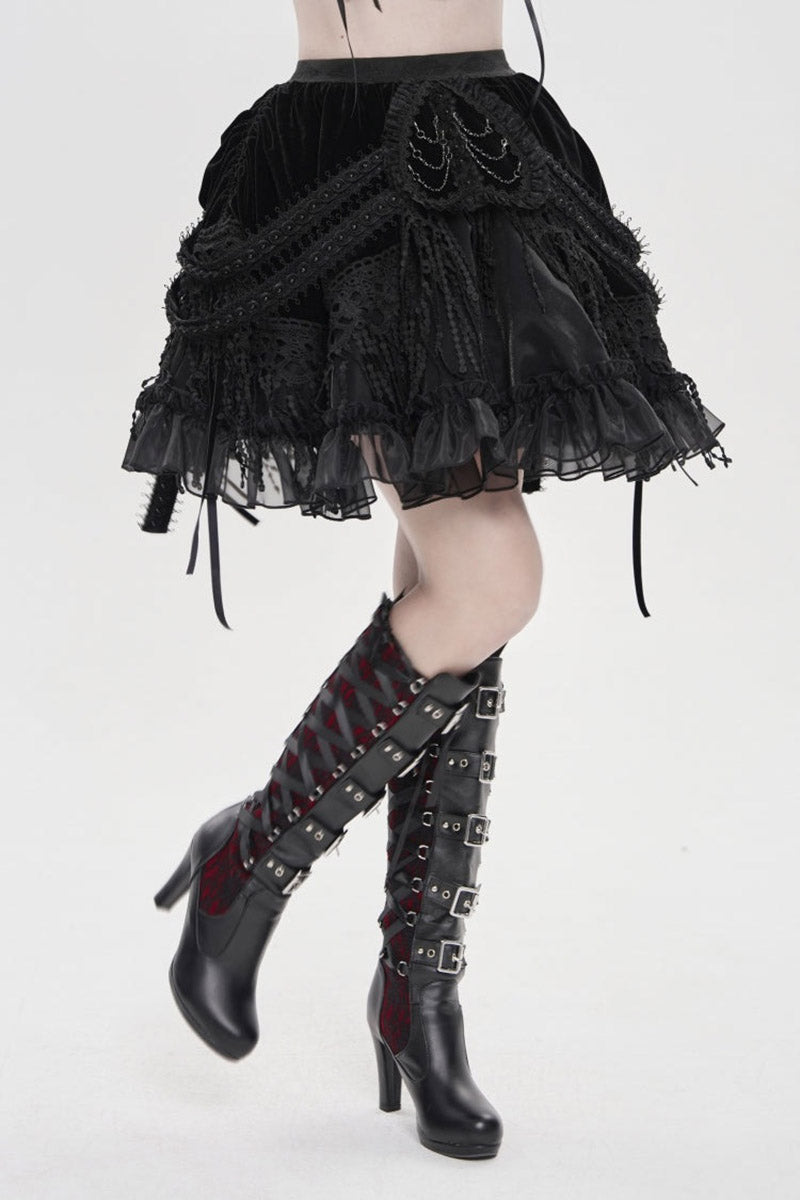 womens gothic poofy skirt