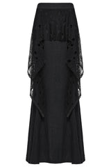 layered gothic skirt
