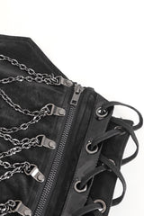 womens highwaisted post-apocalyptic maxi skirt