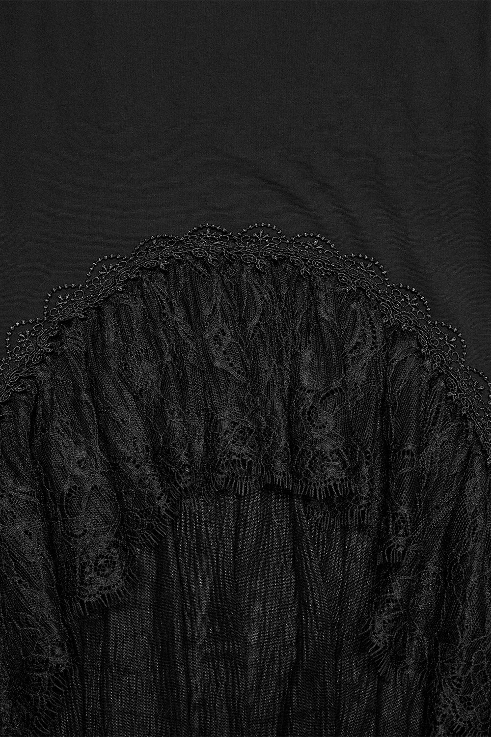 gothic embroidered fishtail skirt