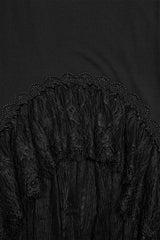 gothic embroidered fishtail skirt