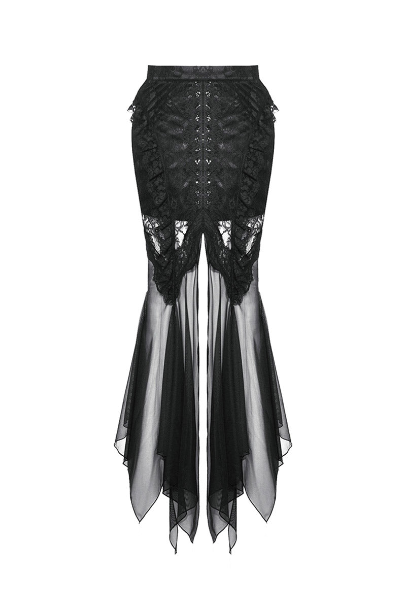 mermaid tail gothic skirt