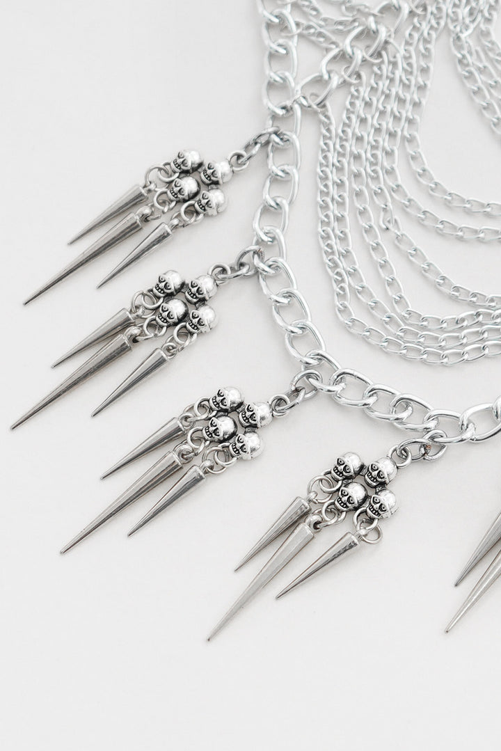 spiked skull harness
