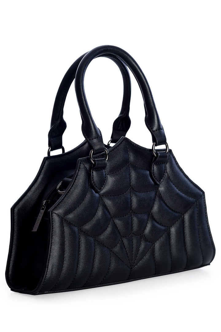 Gothic Spiderweb Handbag - bags & wallets - VampireFreaks - Banned Apparel / Lost Queen