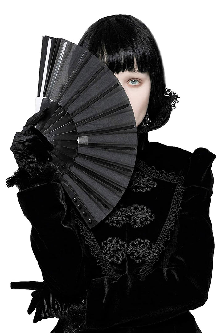 Gothic Gloom Spiked Hand Fan