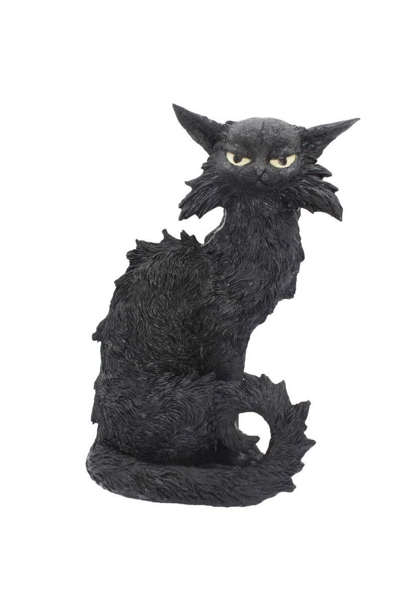 black cat statue