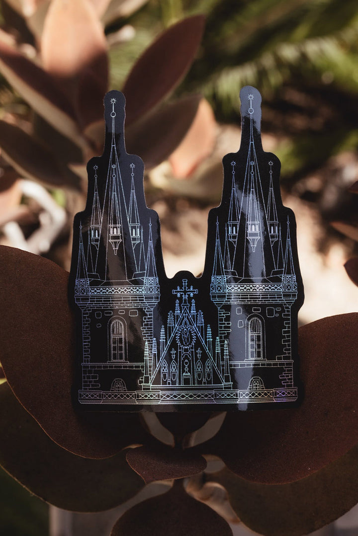 gothic cathedral sticker