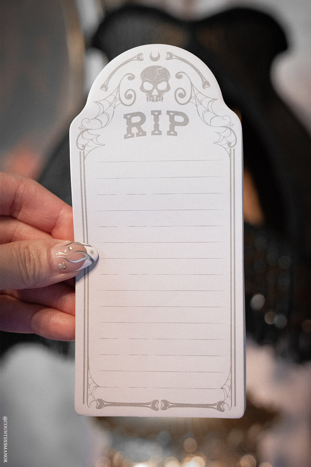gothic note pad