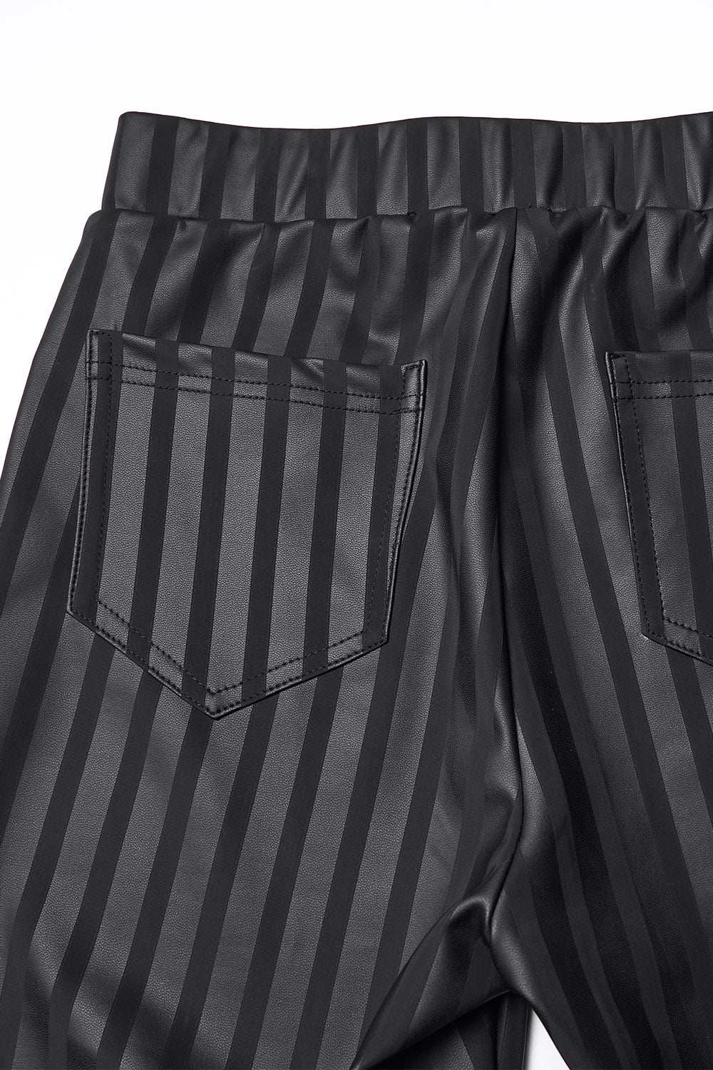 emo leggings with pockets, buckles, and straps