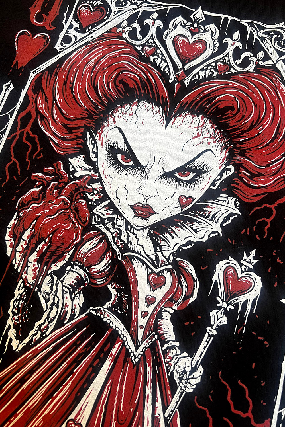 gothic dark alice in wonderland queen of hearts clothing
