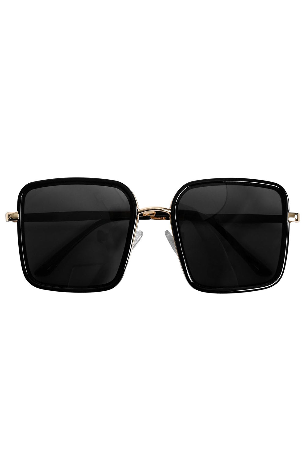 dark tinted UV-protected oversized square sunglasses