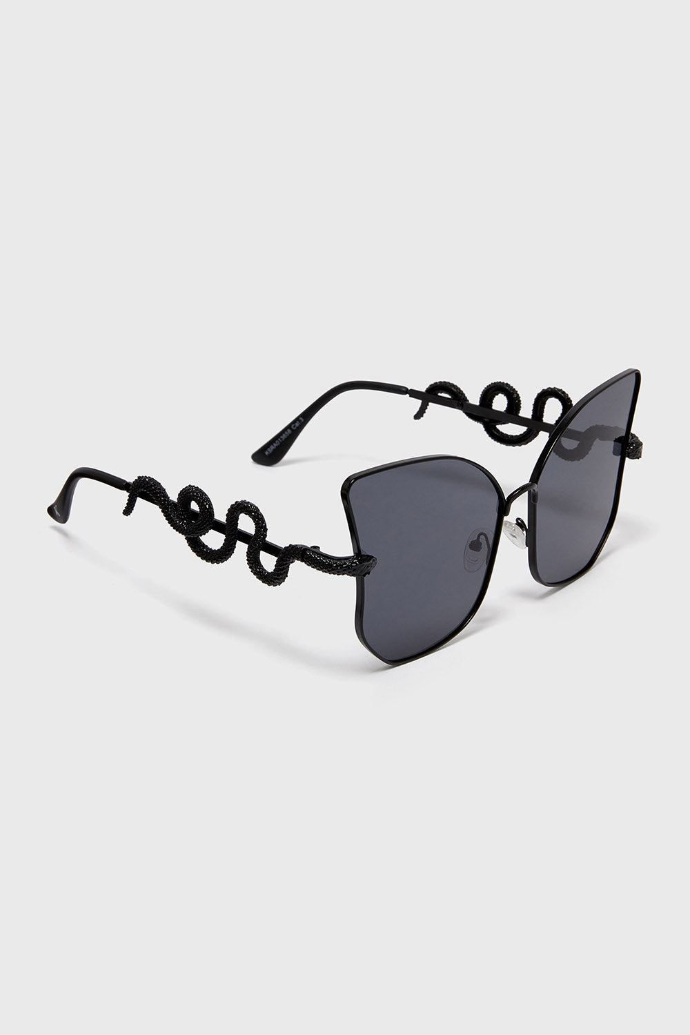 large black polarized large butterfly sunglasses