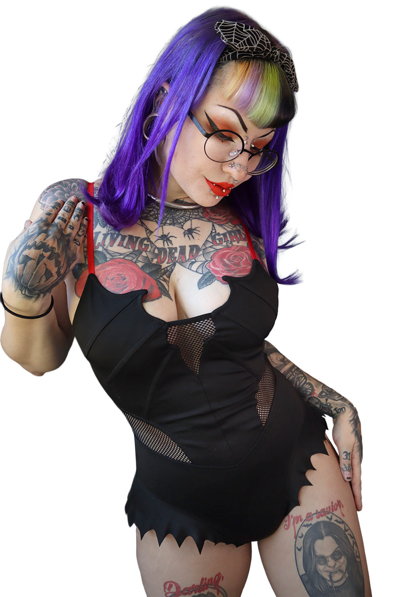 batwing swimsuit by forest ink