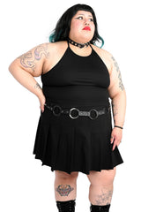 womens plus size black halter top