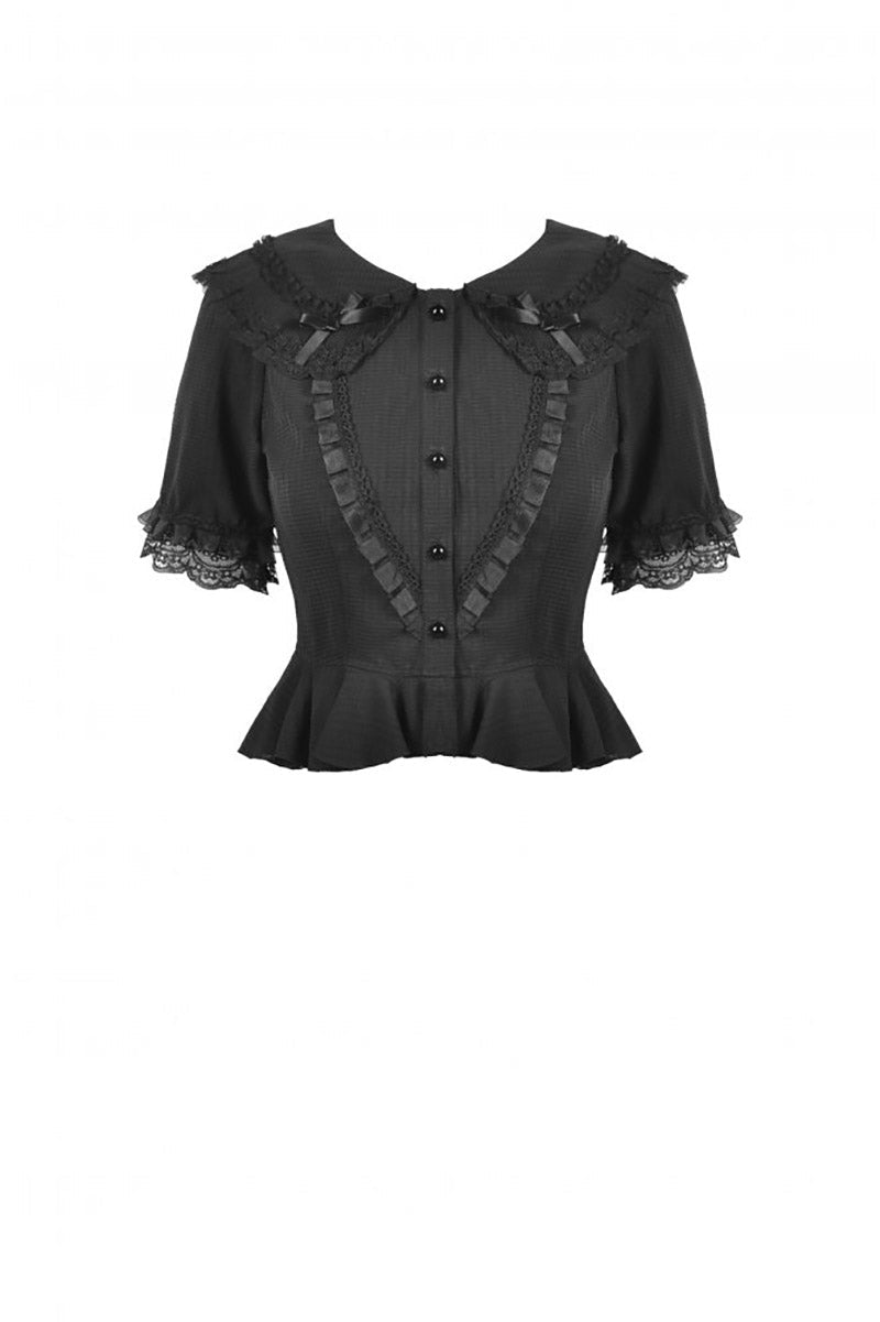 Gothic Tea Party Top - womens tops - VampireFreaks - Dark In Love