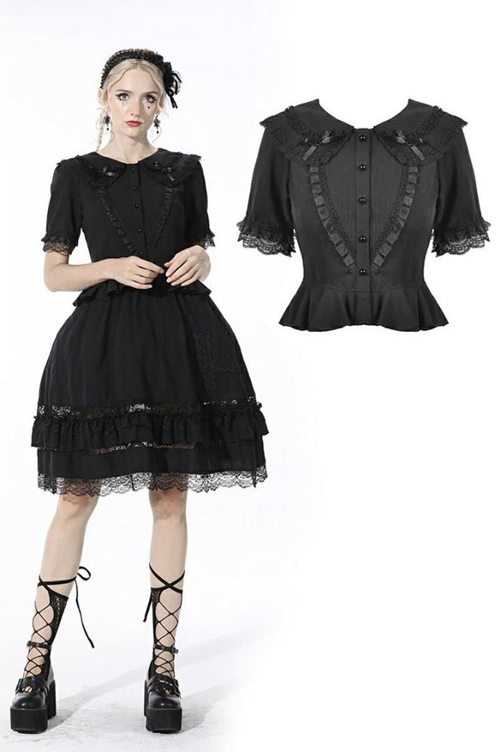 Gothic Tea Party Top - womens tops - VampireFreaks - Dark In Love