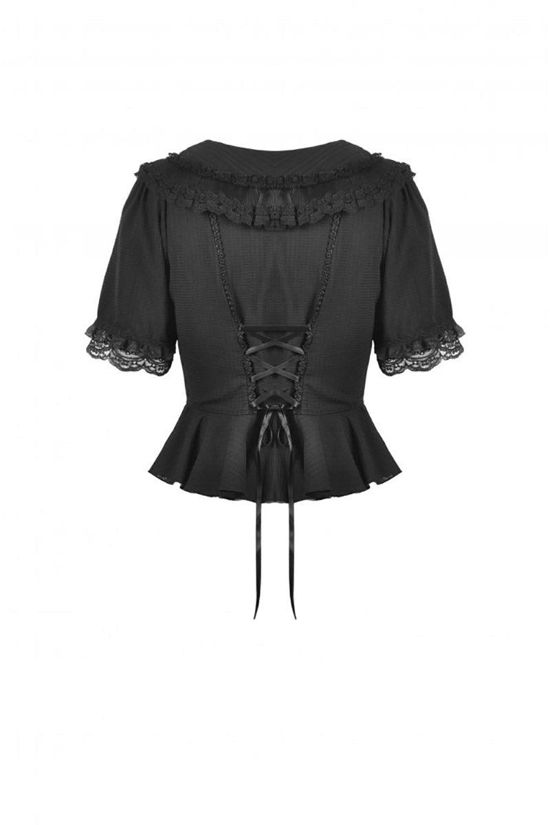 Gothic Tea Party Top - womens tops - VampireFreaks - Dark In Love