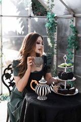 spooky vintage inspired tea set