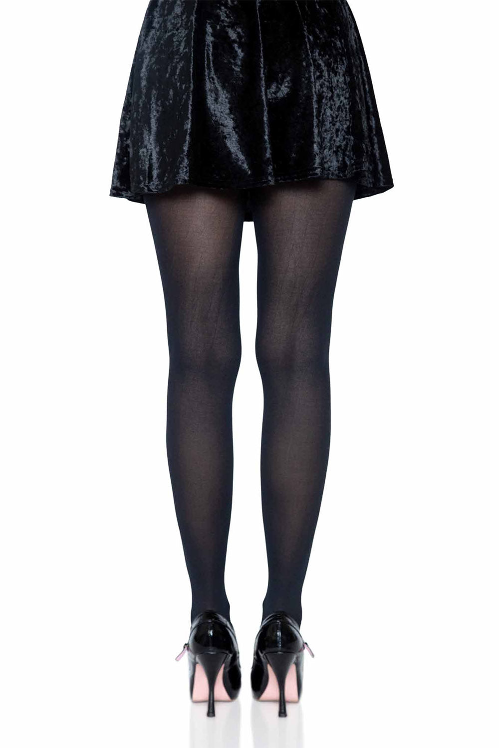 opaque black stockings 