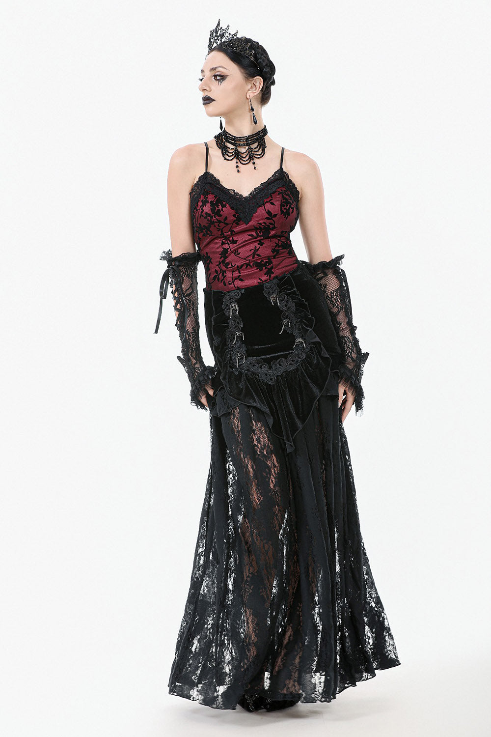 dark in love red camisole 