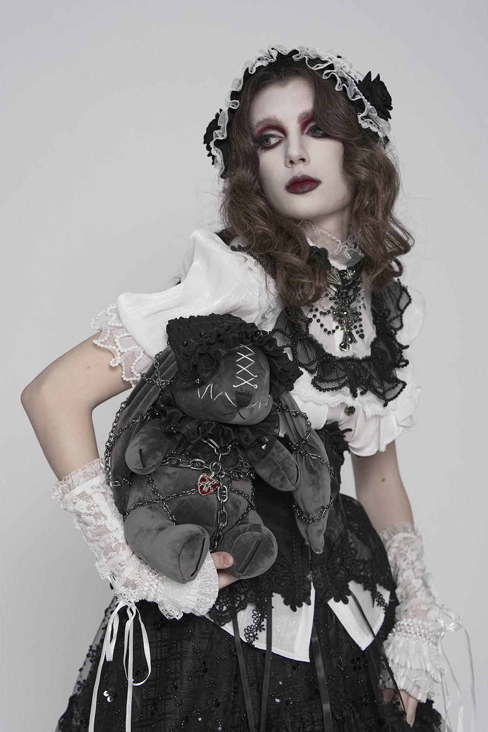 creepy cute punk rabbit plush toy