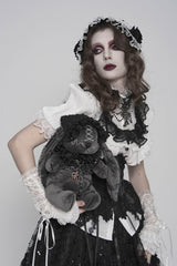 creepy cute punk rabbit plush toy