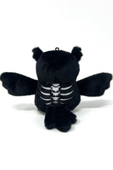 skeleton owl keychain plushie stuffed animal 