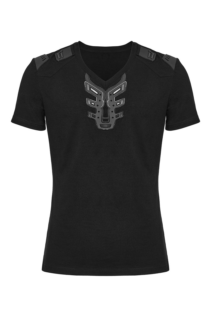 mens short sleeve raver top by punk rave