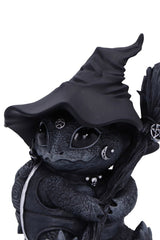 creepy cute witch turtle statue