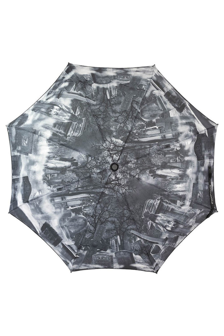 printed cemetery top umbrella