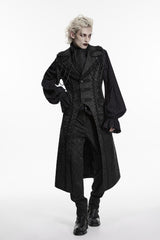 long damask sleeveless mens vampire jacket vest
