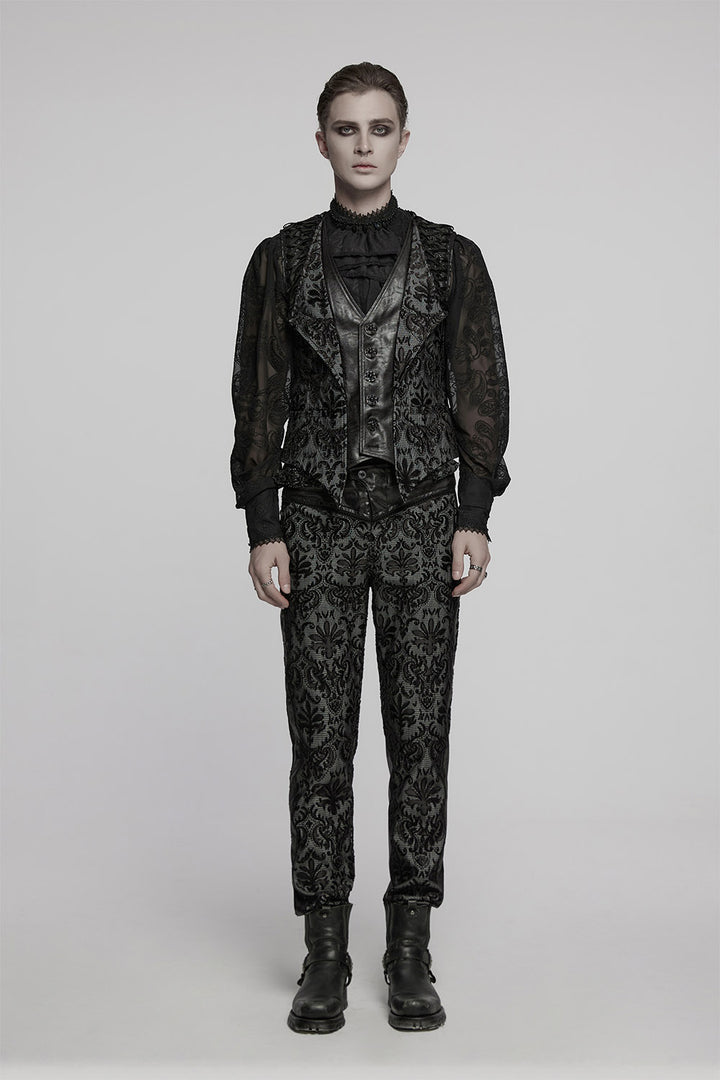 mens gothic victorian inspired waistcoat 
