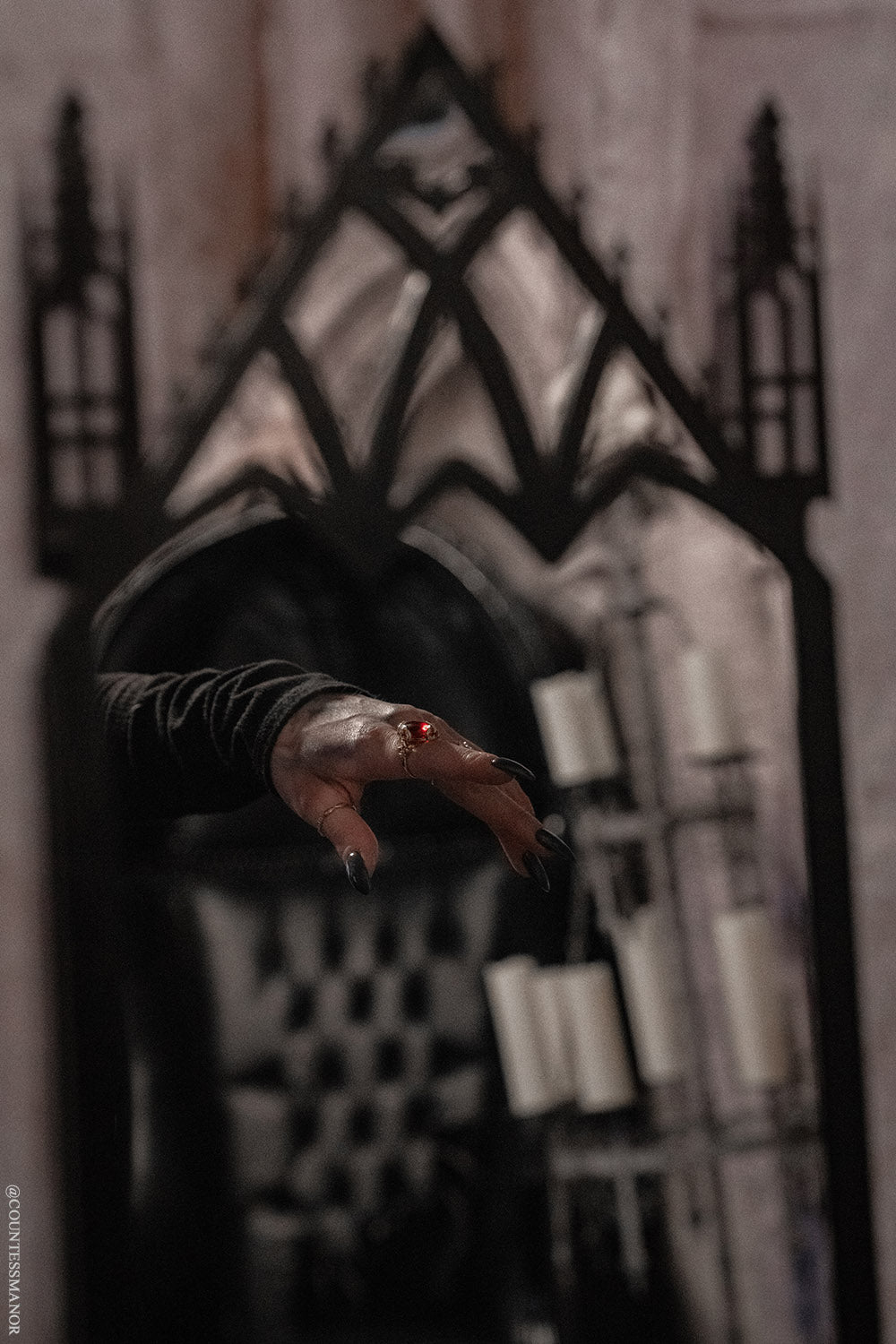 gothic church chapel shaped mirror 