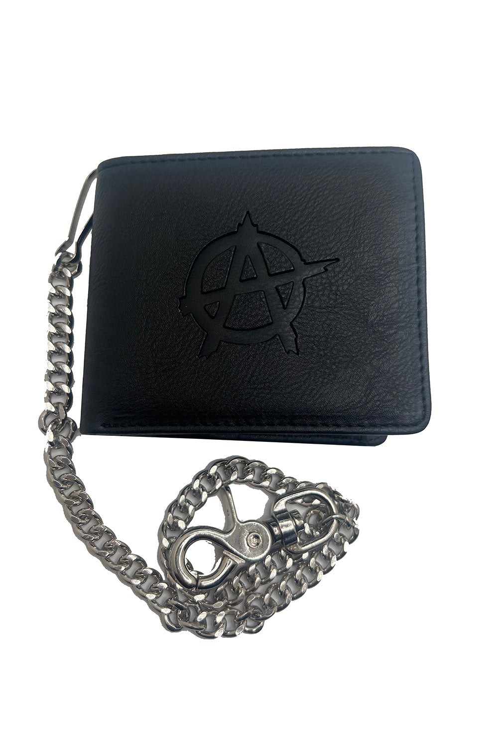 Anarchy Emboss Bifold Wallet w/ Chain