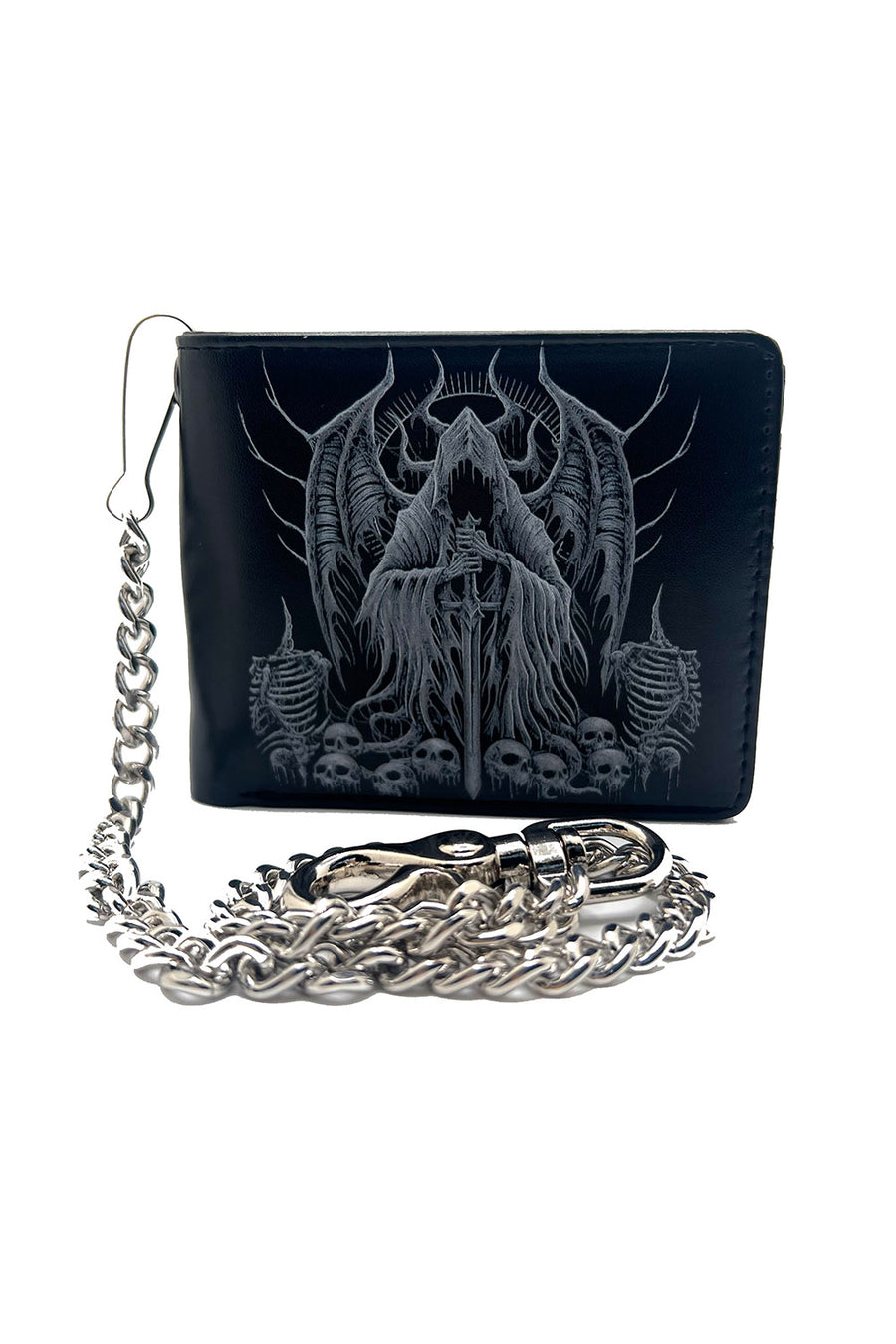 Angel of Death Bifold Wallet w/ Chain