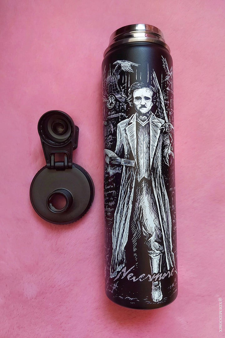 gothic water bottle for hold and cold beverages 
