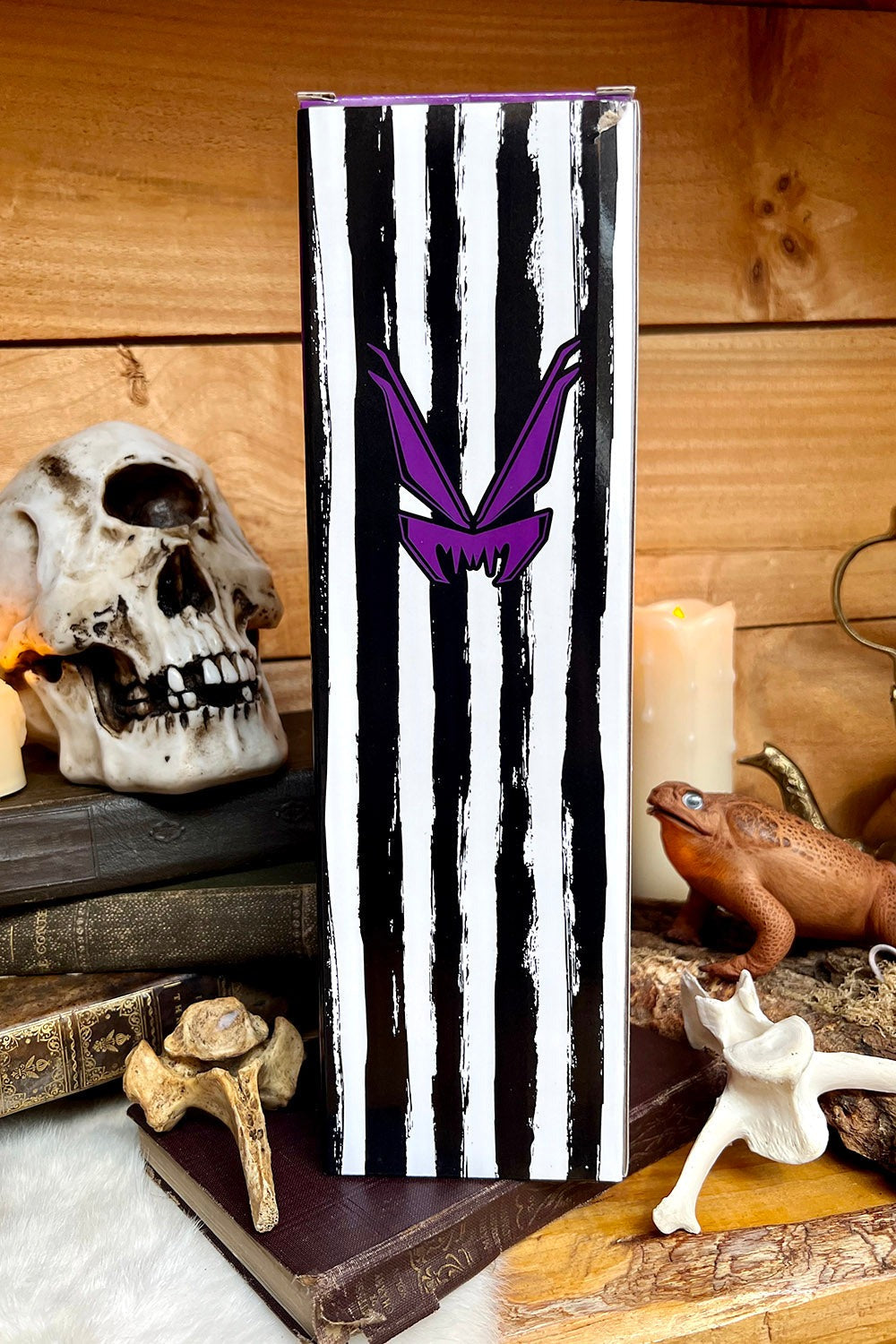 striped gothic gift box