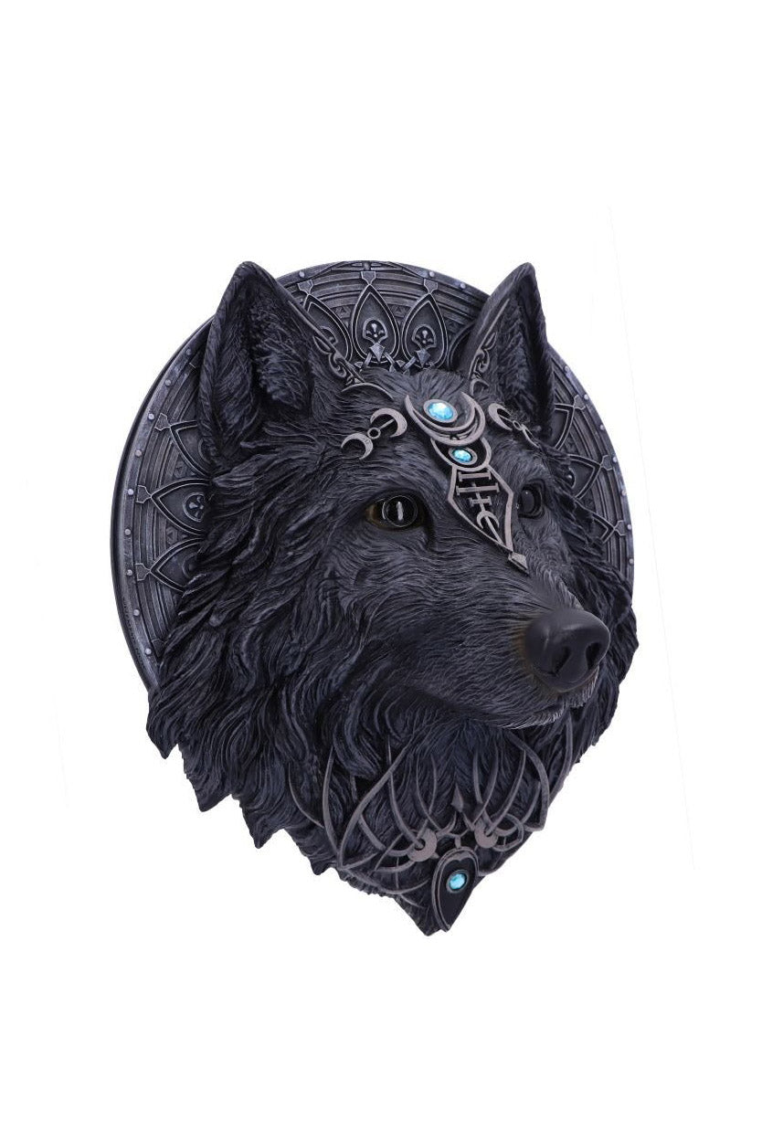 wall mounted wolf sculpture by nemesis now 