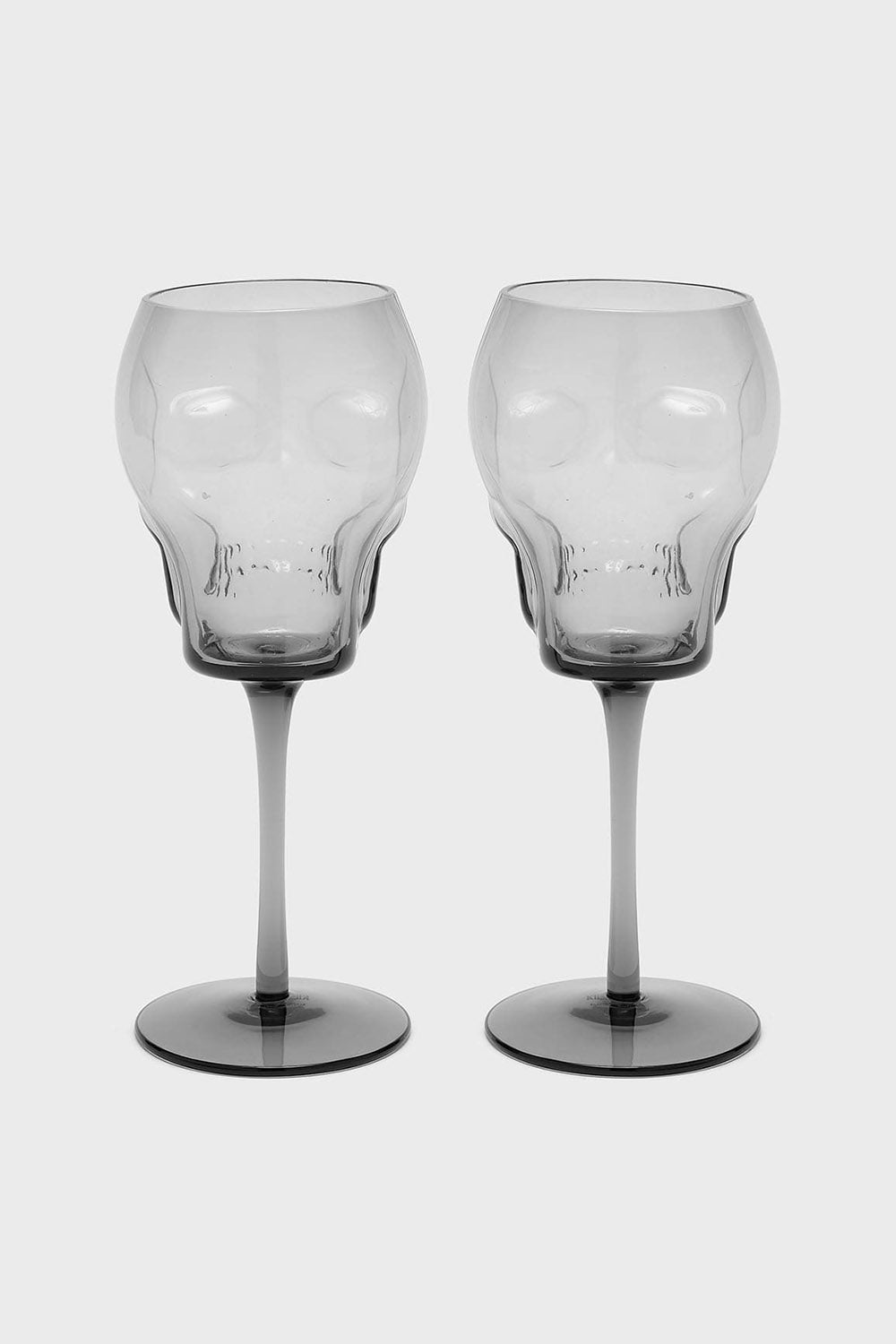 Cranium Wine Glasses [Grey]