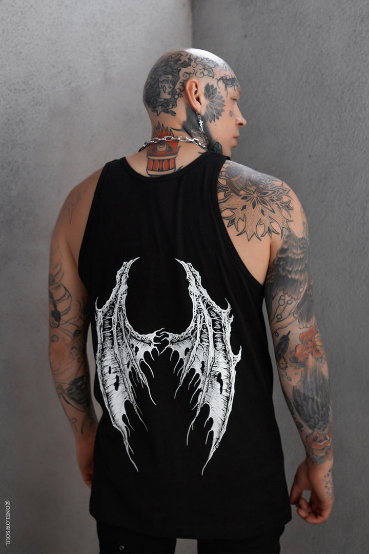dragon wings on back of shirt