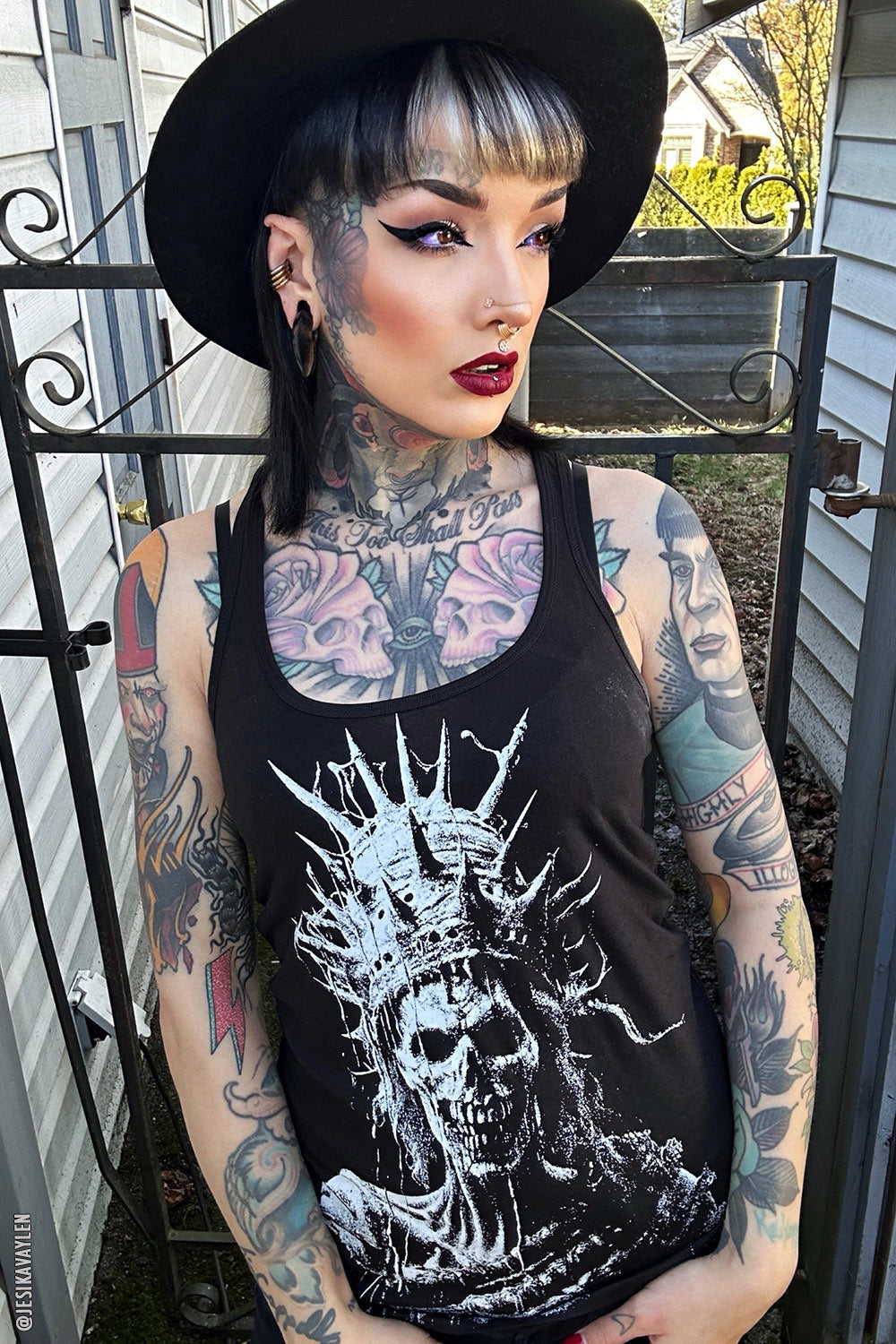gothic witch tank top