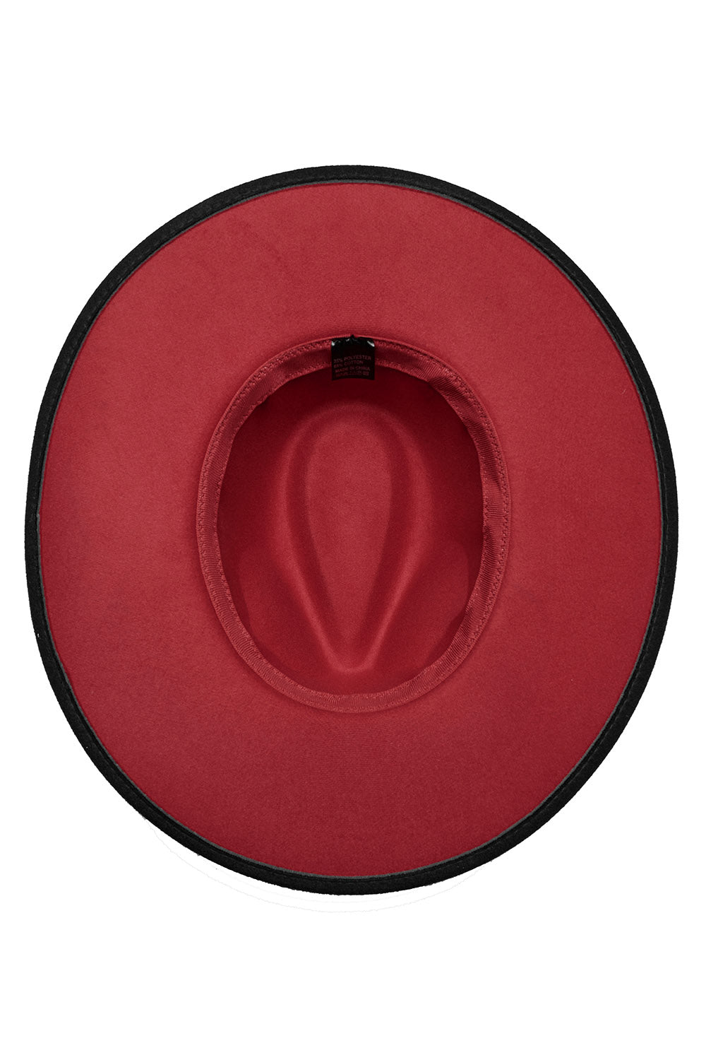 dark red wide brimmed witch hat