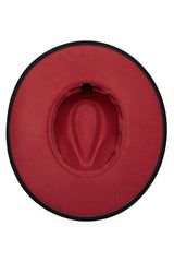 dark red wide brimmed witch hat