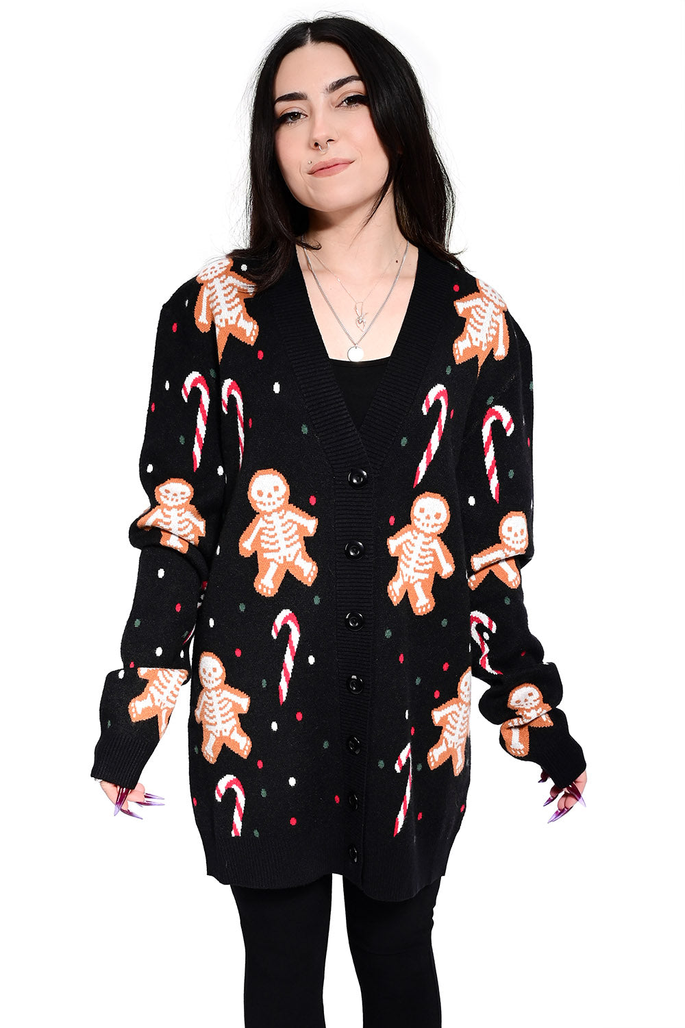 Gingerdead Men Cardigan Sweater