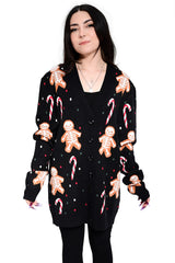 Gingerdead Men Cardigan Sweater