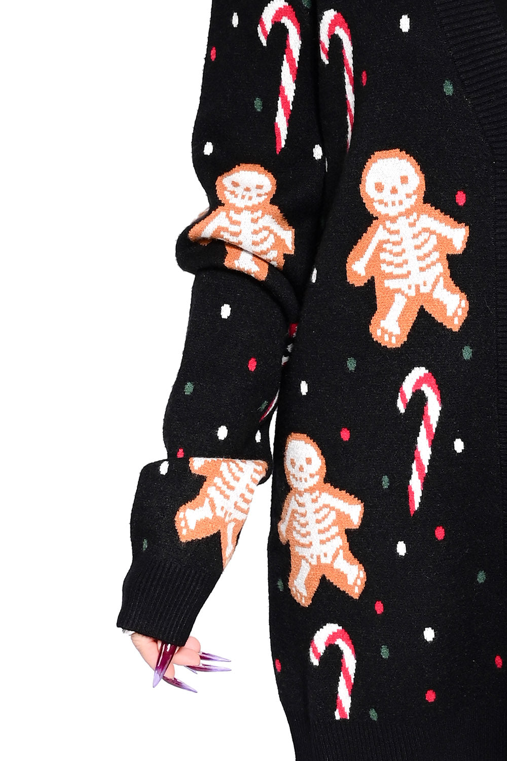 Gingerdead Men Cardigan Sweater